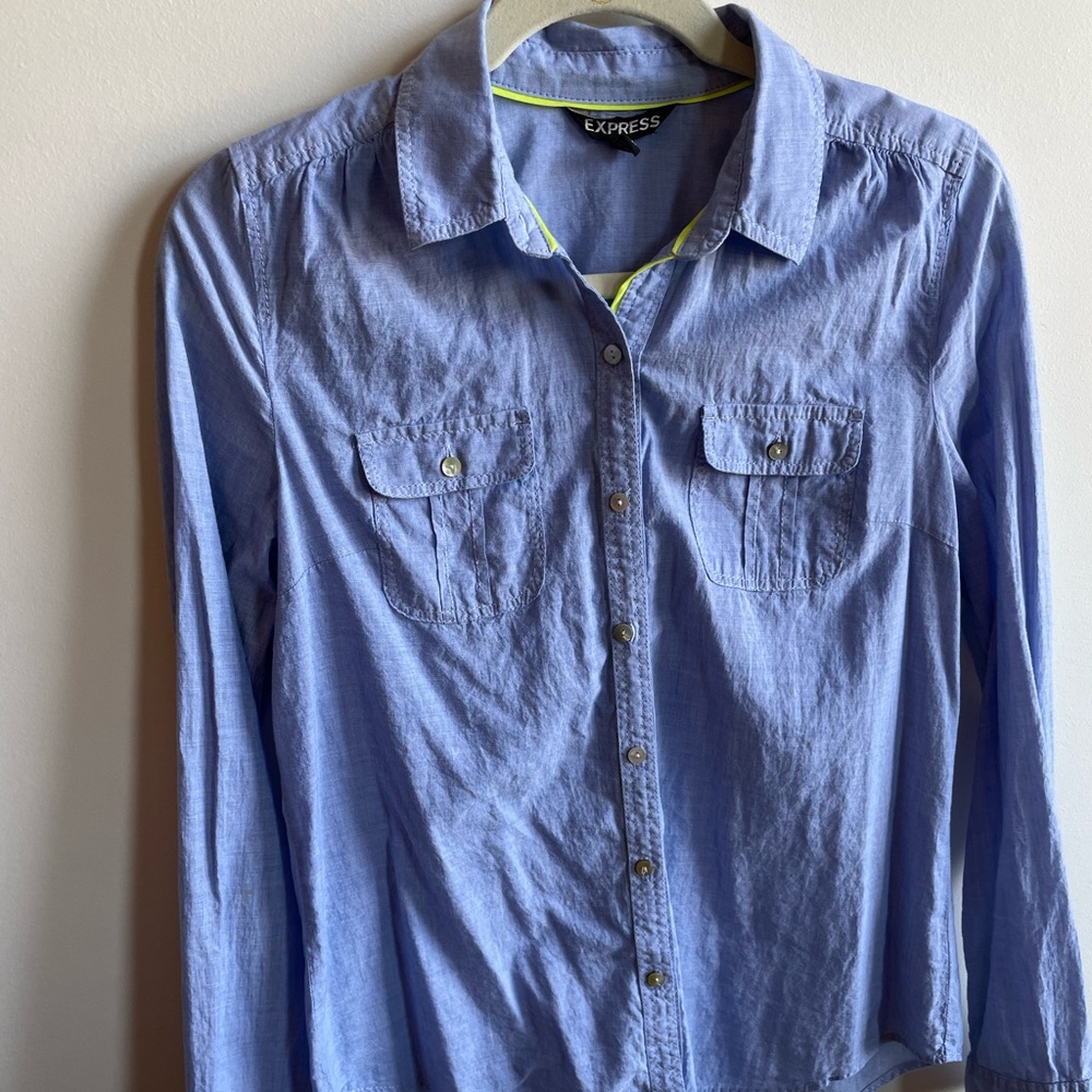 Express chambray button down - Picture 2 of 4